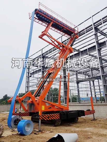 江蘇常州履帶式高空壓瓦機一臺