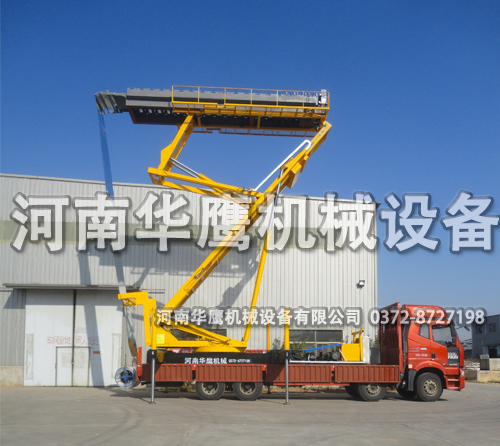 西安車載式舉升18.5米高空上瓦機發(fā)貨