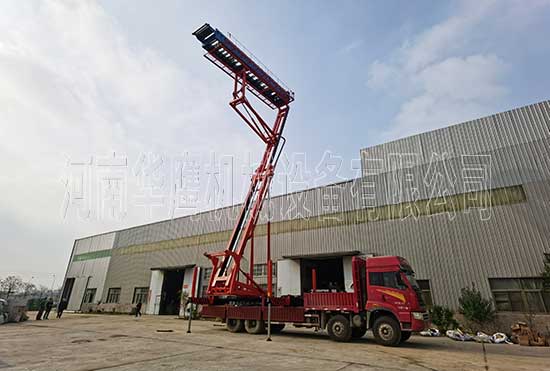 江西贛州舉升高空制瓦車一臺發(fā)貨